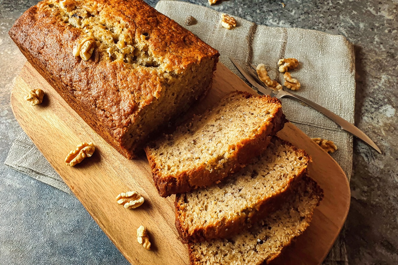 Gâteau banane sans beurre moelleux