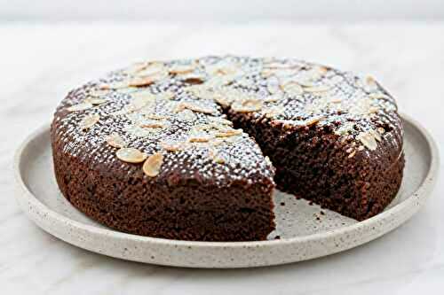 Gâteau chocolat haricots rouges fondant