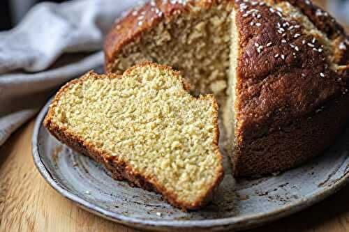 Gâteau moelleux à la farine de soja (recette au miel)