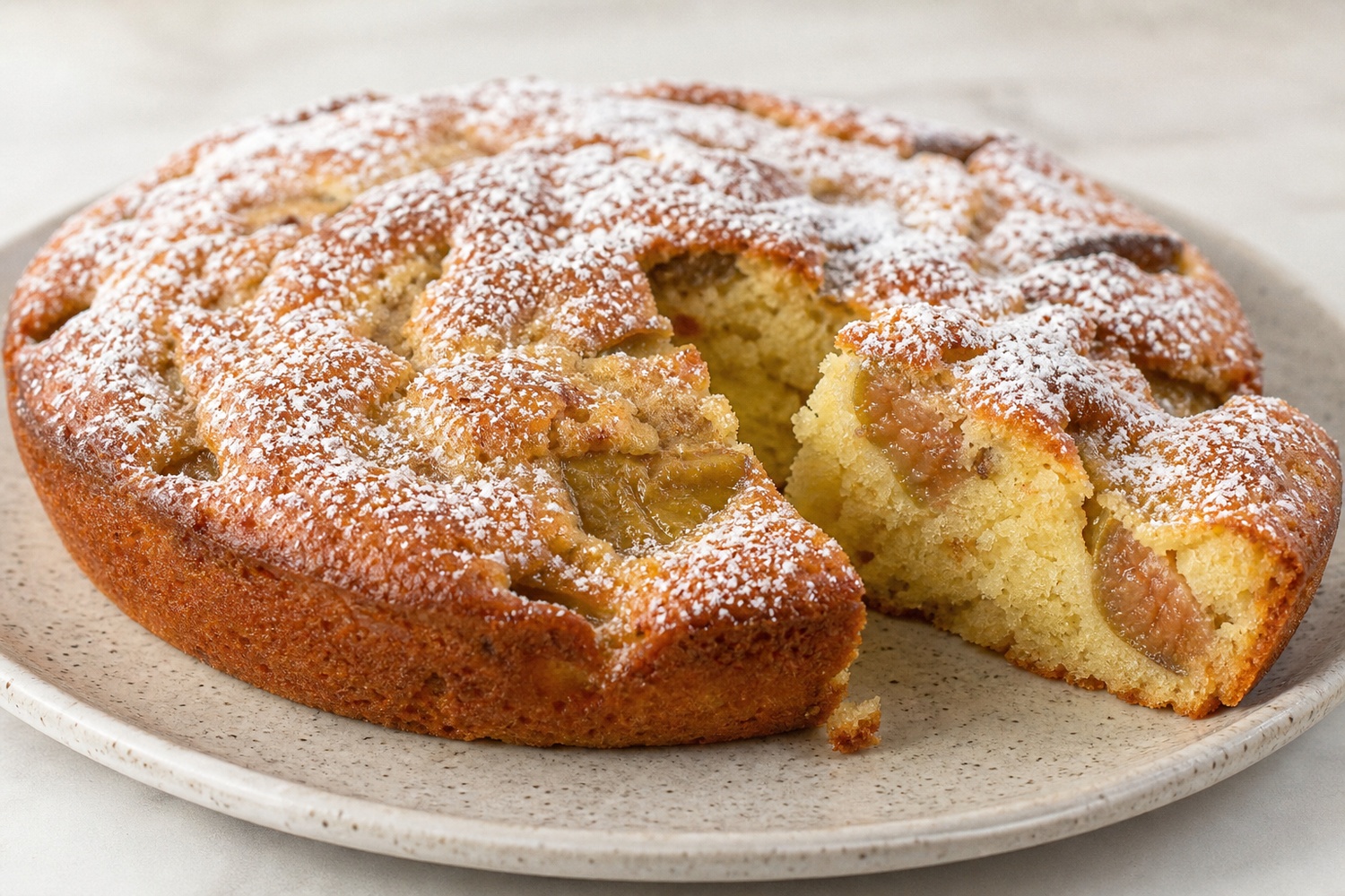 Gâteau moelleux aux figues fraîches