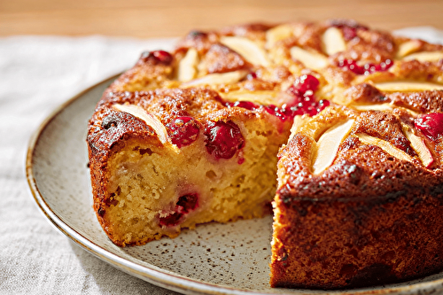 Moelleux au fruit aéré et fondant