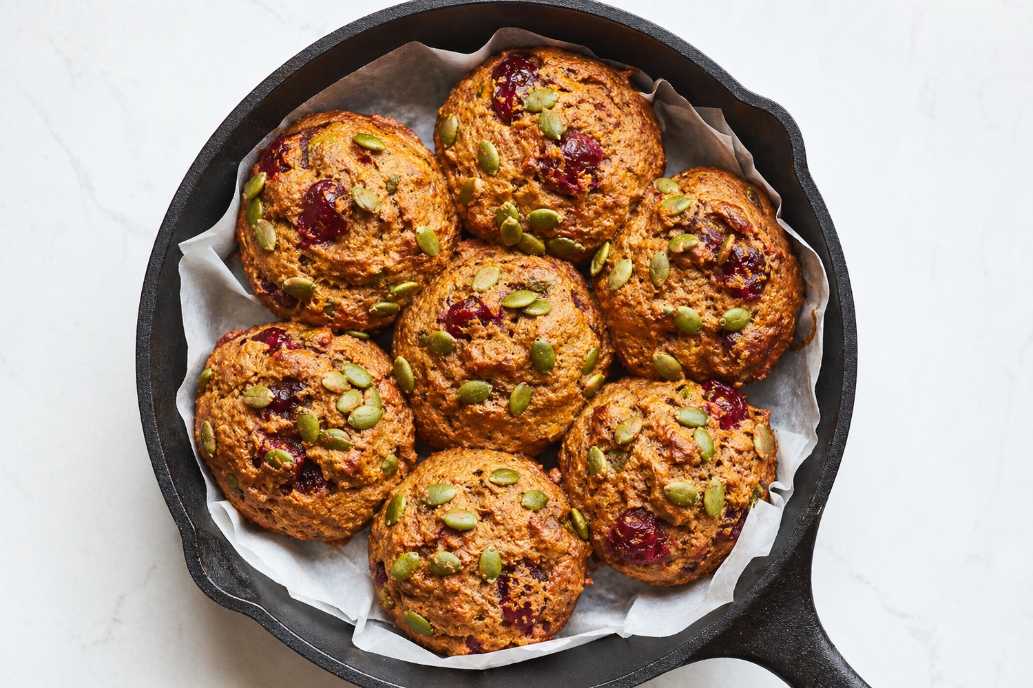 Muffins moelleux à la patate douce