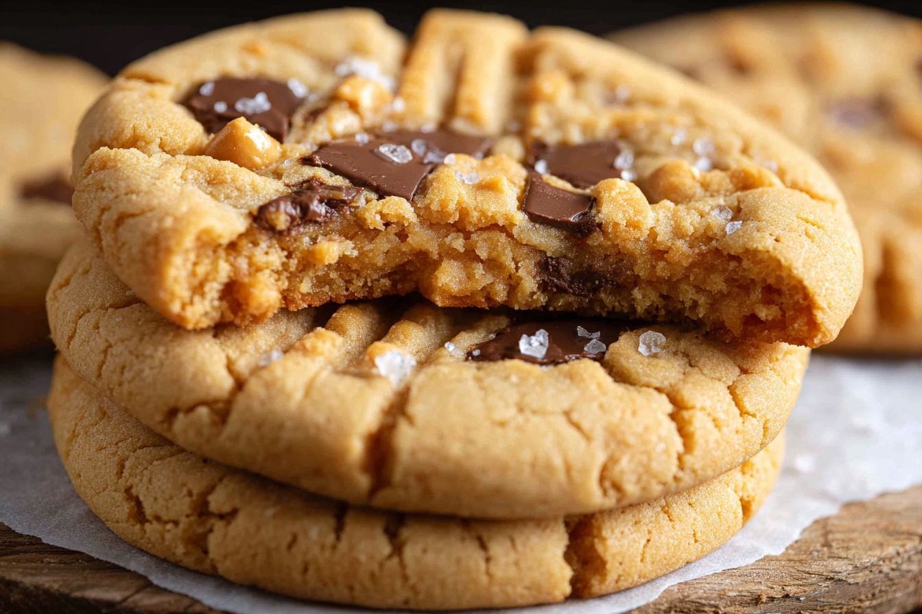 Recette de cookies moelleux au beurre de cacahuète