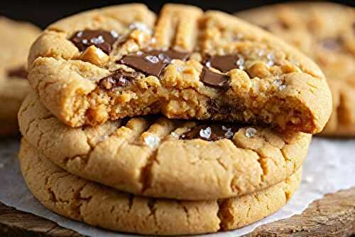 Recette de cookies moelleux au beurre de cacahuète