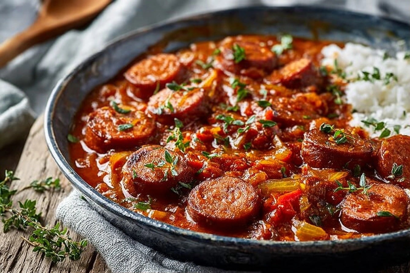 Rougail saucisses traditionnel