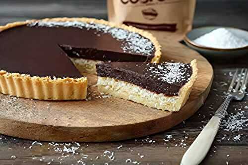 Tarte fondante au chocolat coco