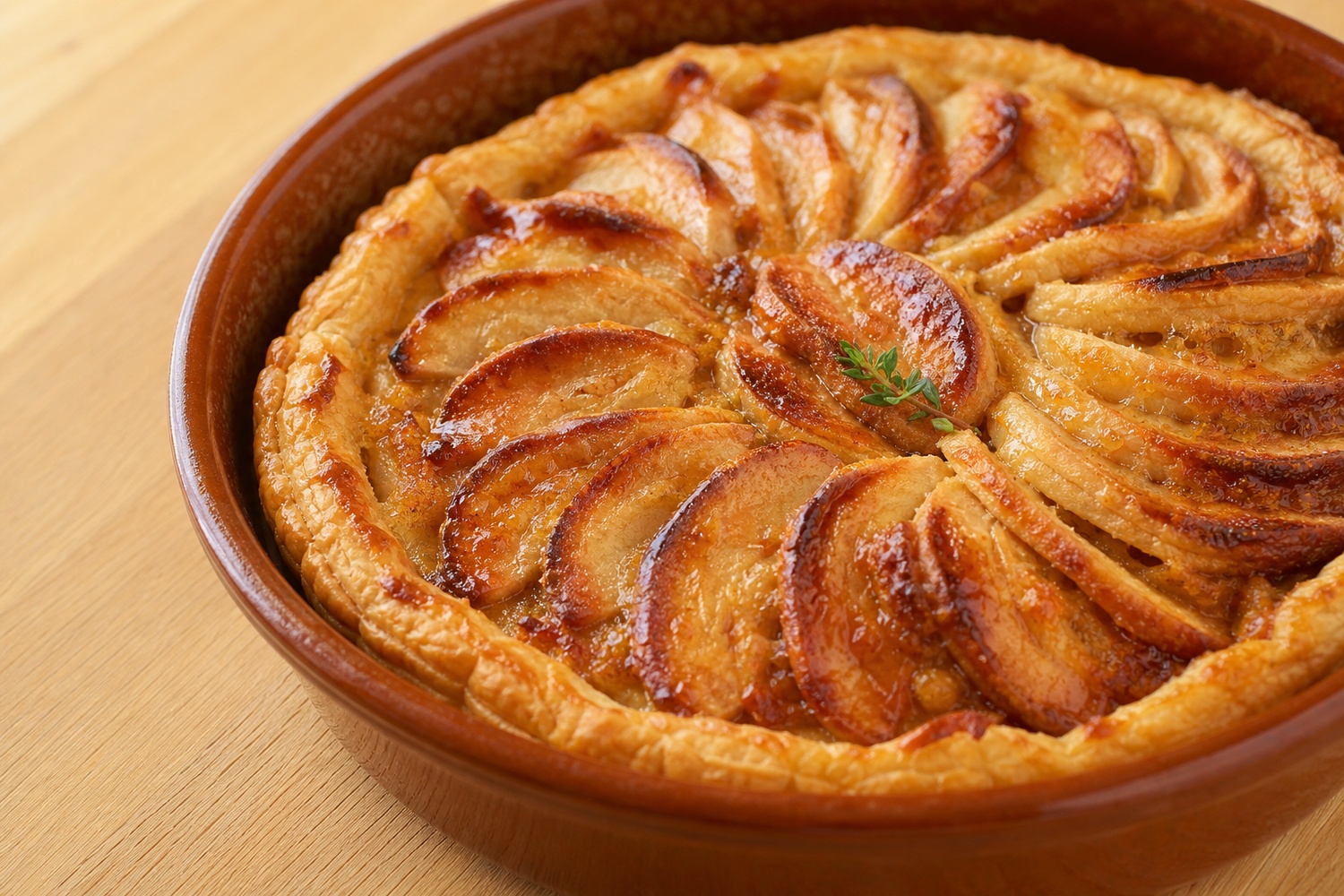 Tarte noisettine à la gelée croquante