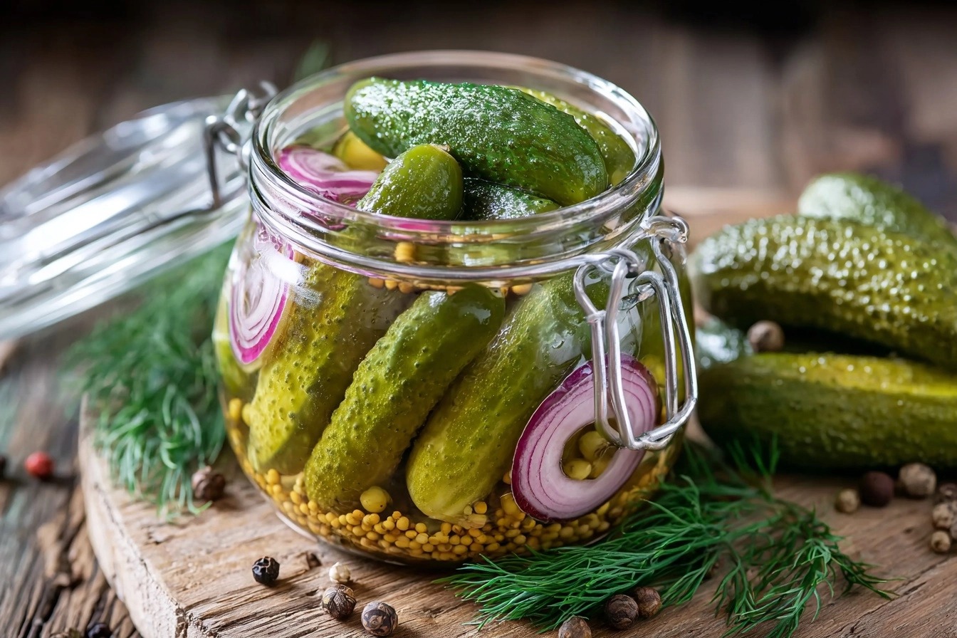 Cornichon aigre doux croquant