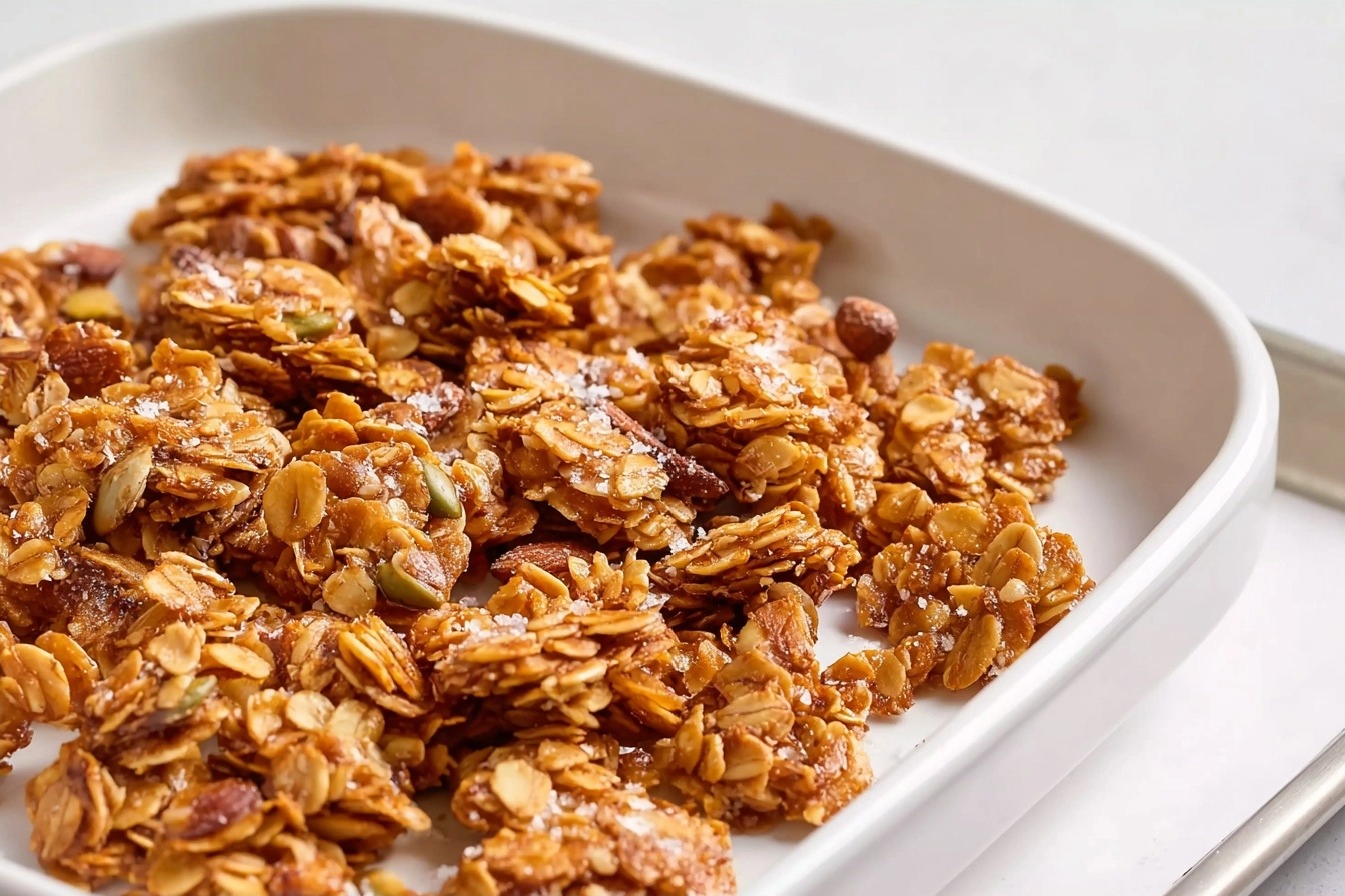 Granola maison croustillant au sirop d'érable