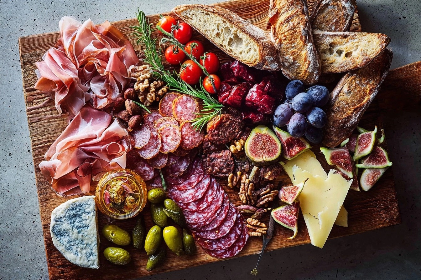 Plateau de charcuterie façon bistrot