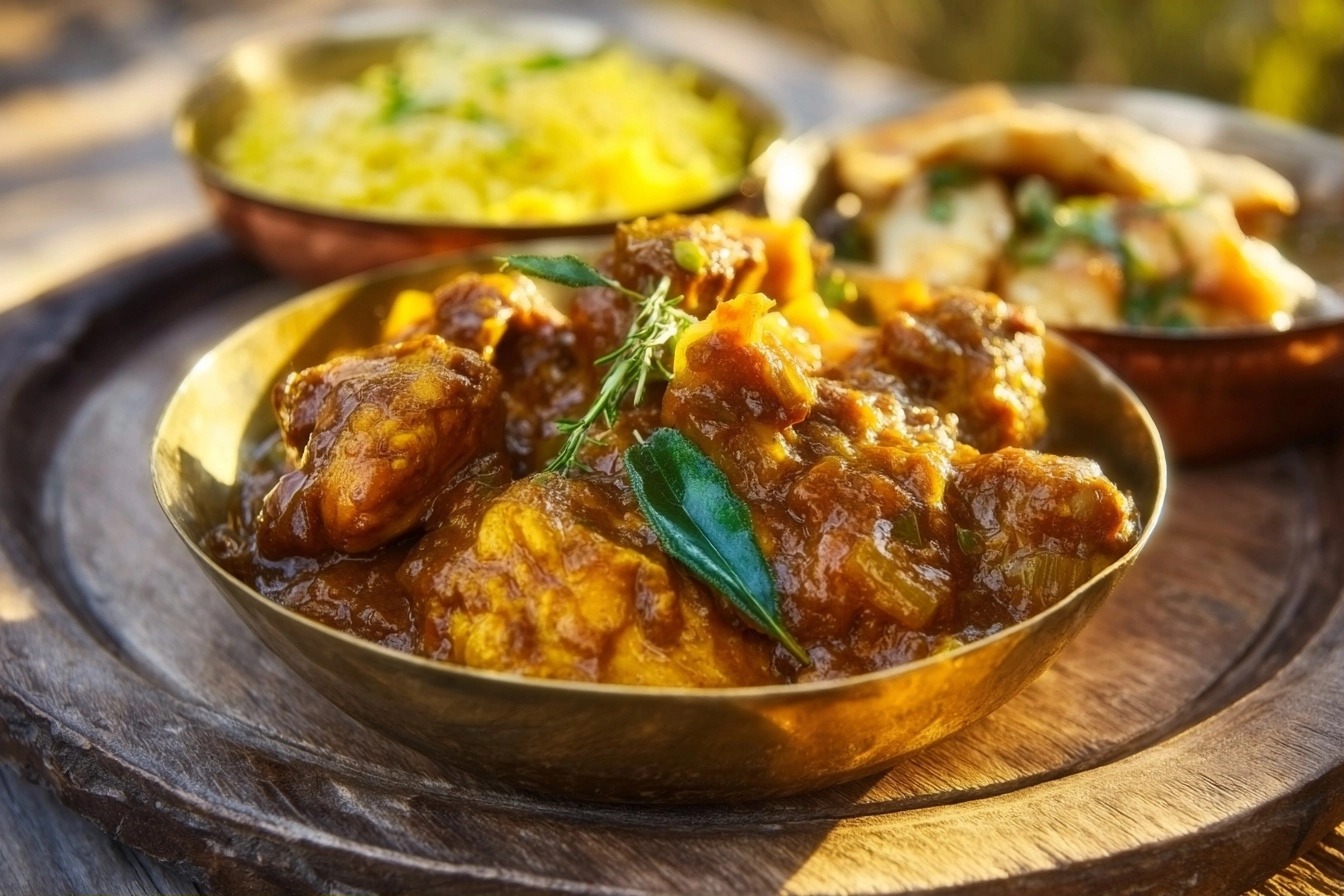 Poulet massalé façon réunionnaise