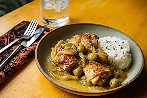 Poulet yassa mijoté au Cookeo