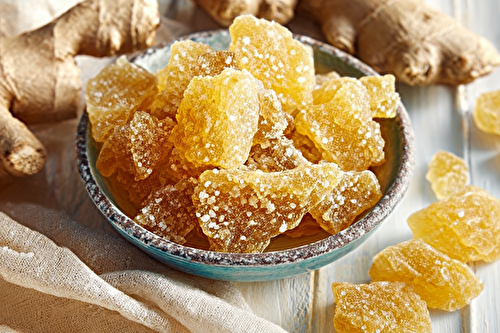 Recette du gingembre confit maison