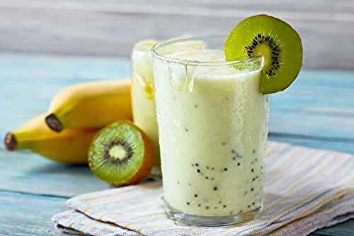 Smoothie banane kiwi minute