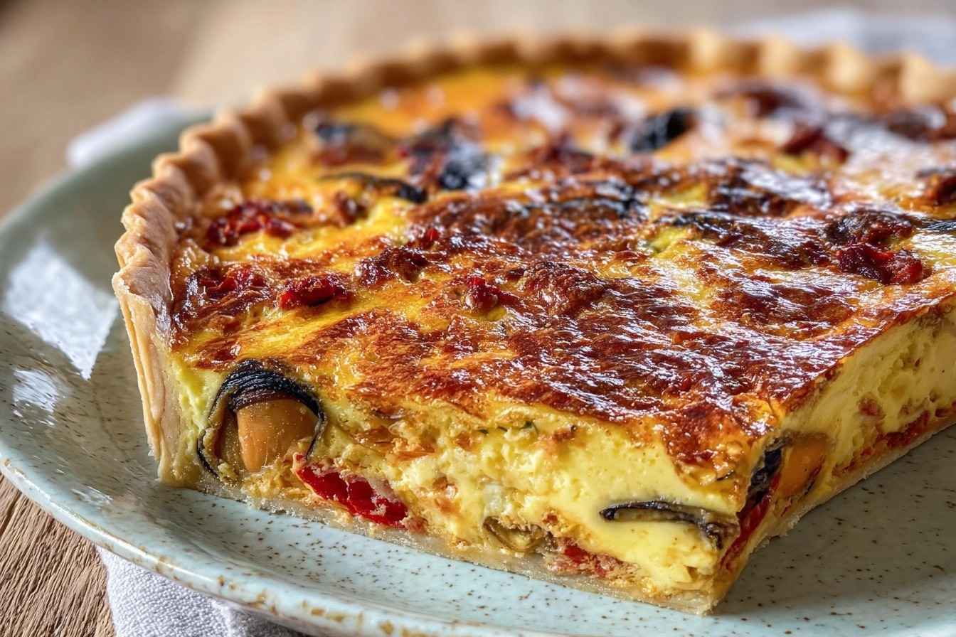 Tarte moule chorizo façon bistrot