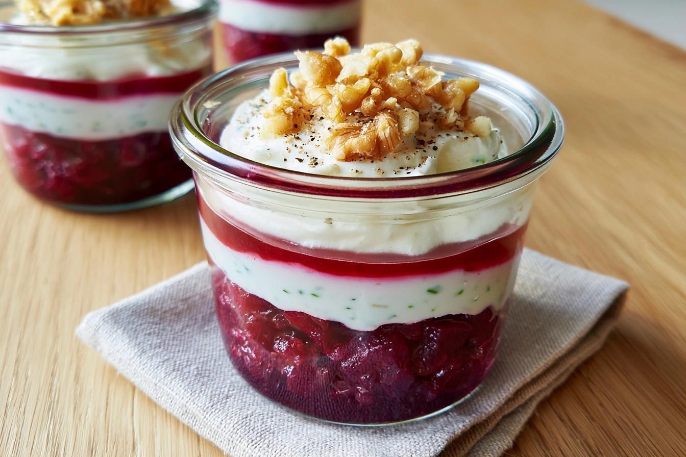 Verrine betterave boursin express