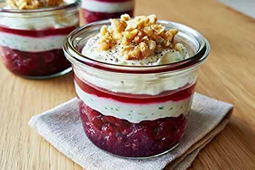 Verrine betterave boursin express