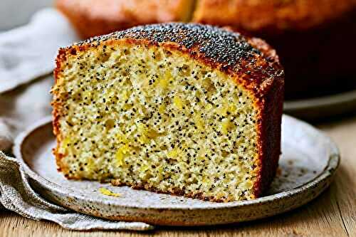 Cake au citron et graine de pavot : recette du week-end