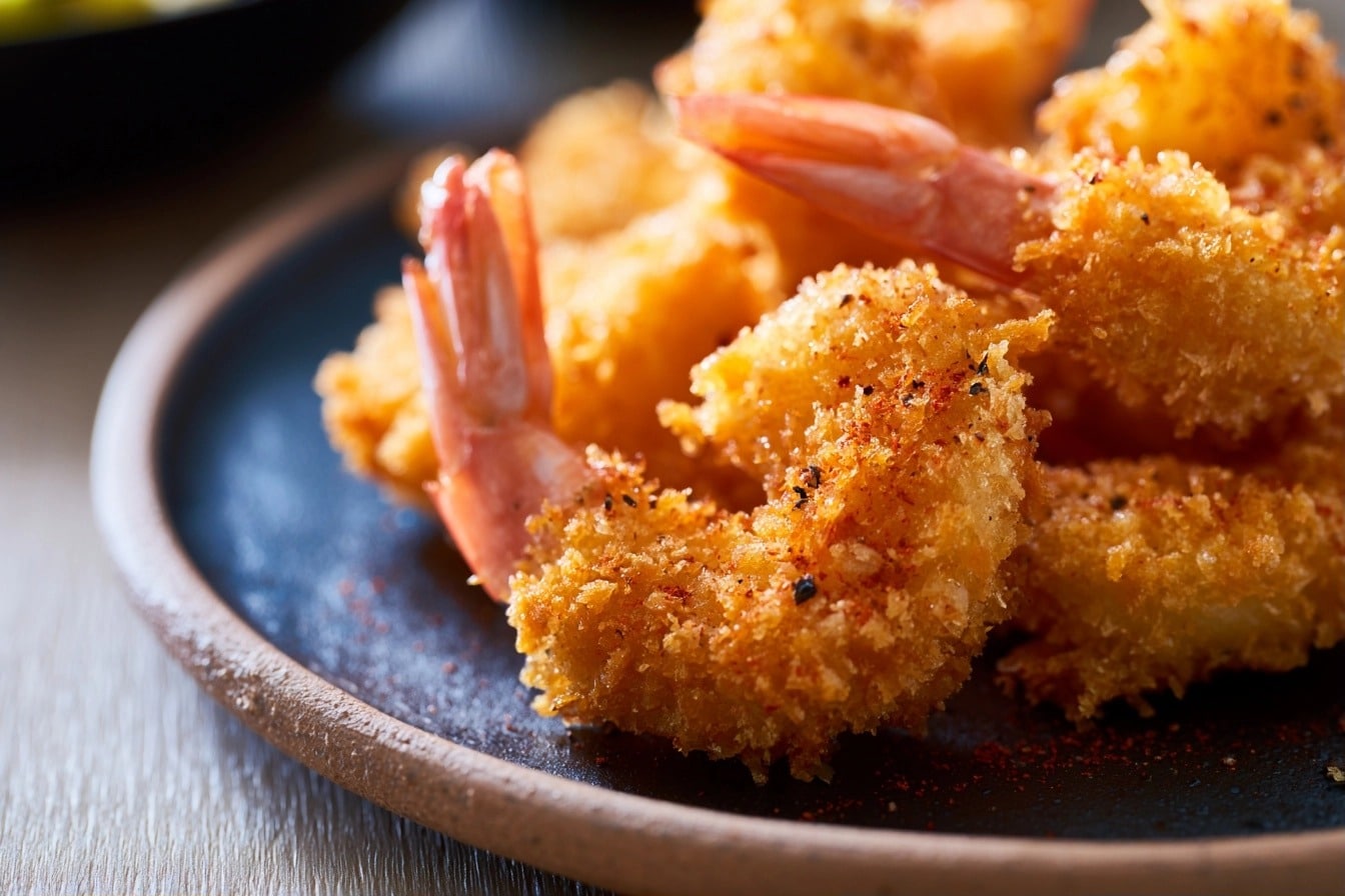 Crevettes panées au panko croustillantes