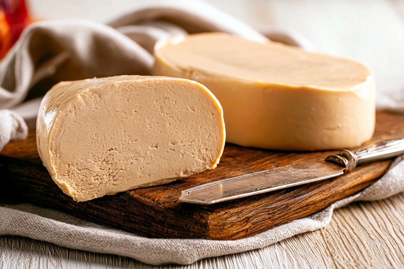 Faux foie gras vegan soyeux