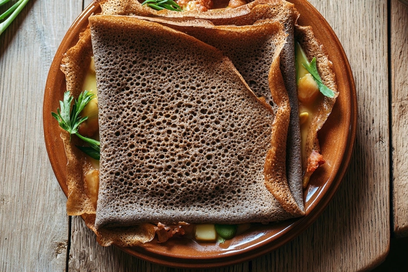 Galette de sarrasin (blé noir) à la bretonne