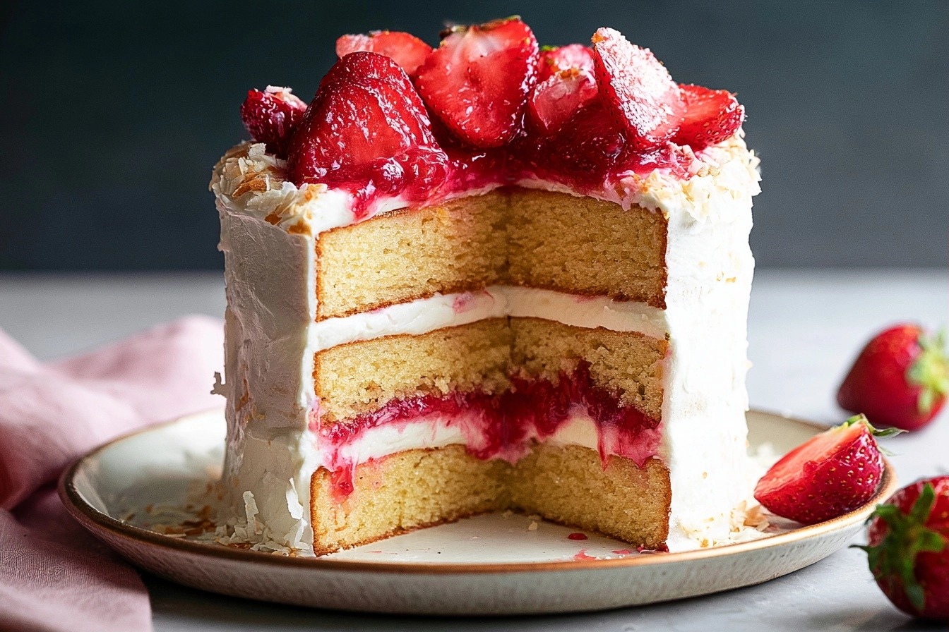 Layer cake coco façon naked cake