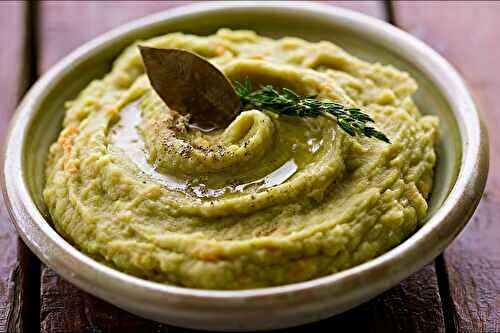Purée de pois cassés façon brasserie