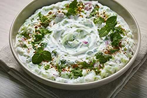 Raita de concombre minute