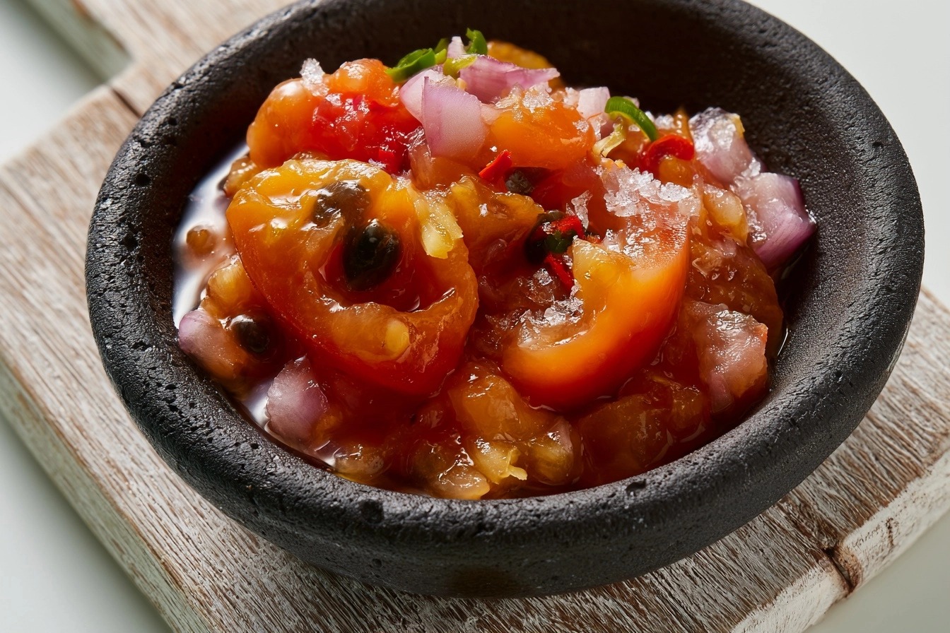 Rougail de tomates arbuste façon réunionnaise