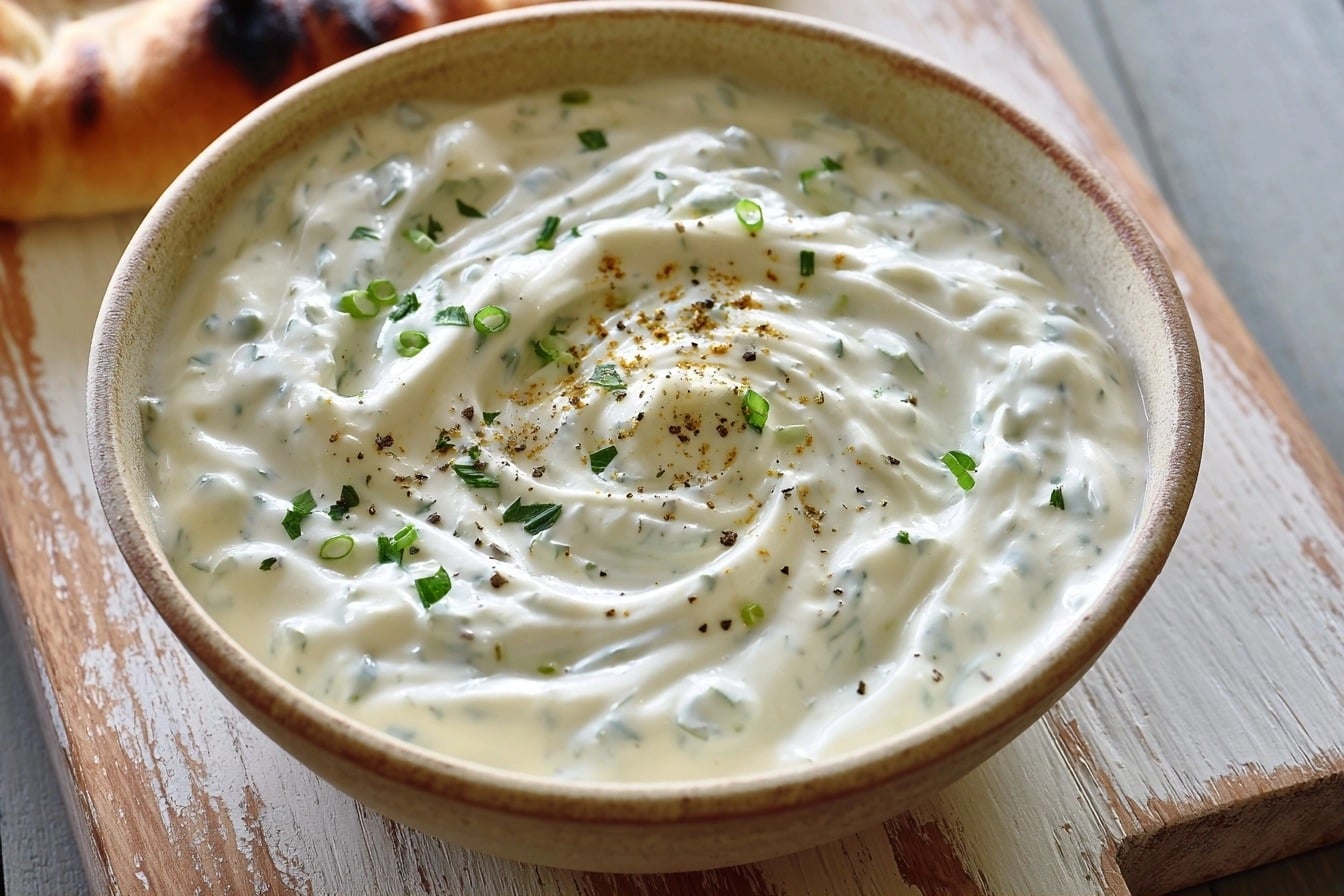Sauce blanche maison (kebab) façon street food