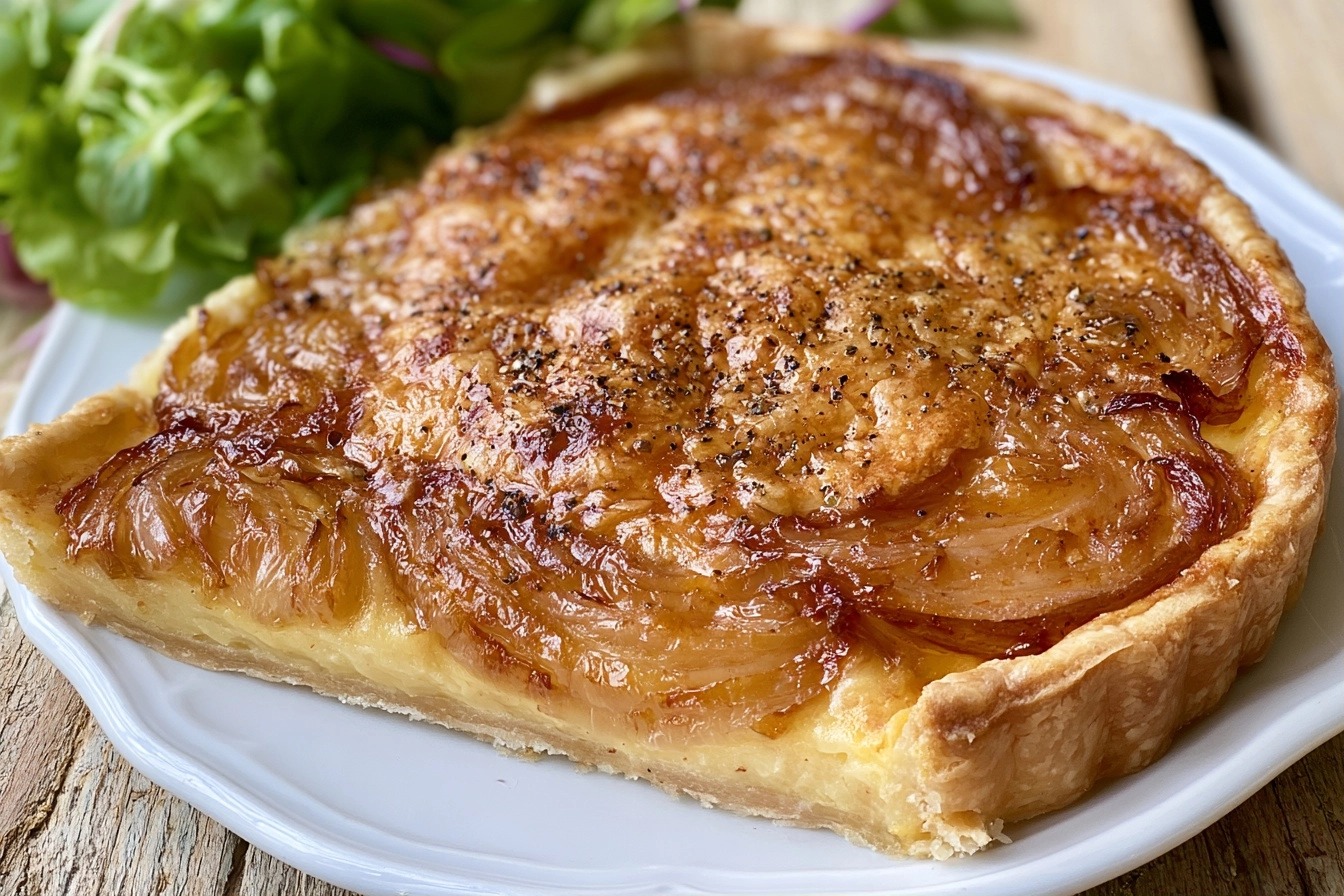 Tarte à l'oignon de Roscoff façon bistrot
