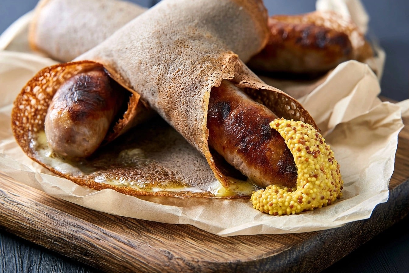 Galette saucisse du marché