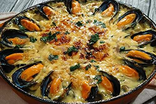 Mouclade bretonne gratinée