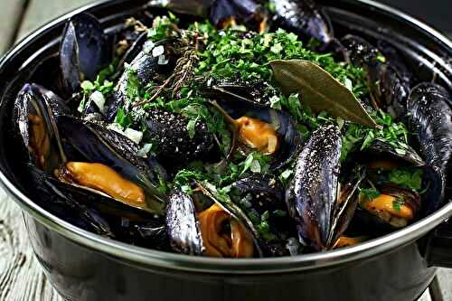Moules marinières façon brasserie