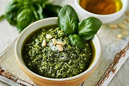 Pesto au basilic maison