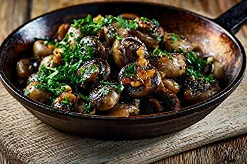 Poêlée de champignons persillés façon bistrot