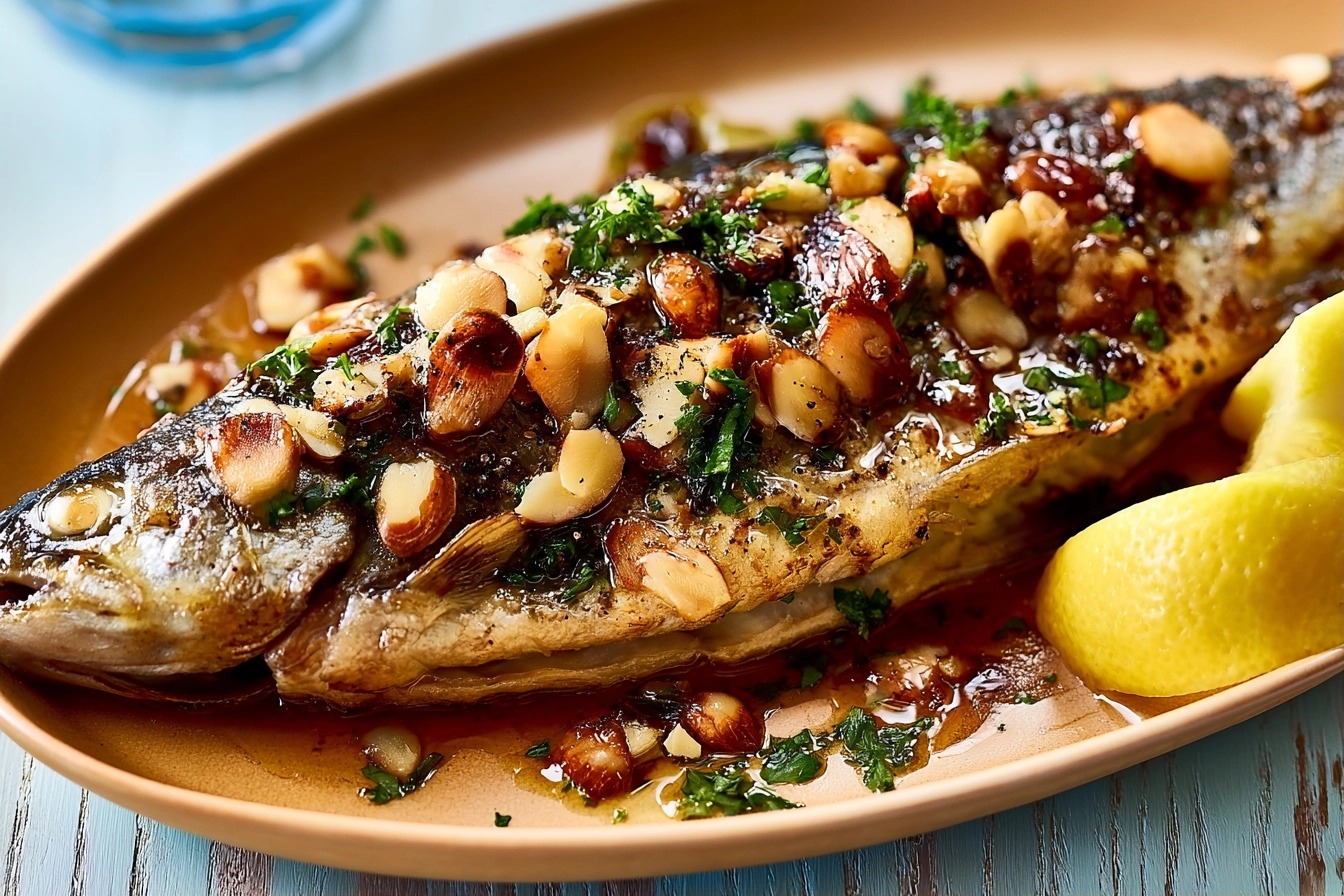 Truite aux amandes à la poêle