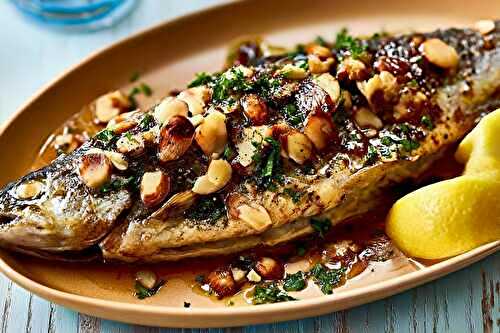 Truite aux amandes à la poêle