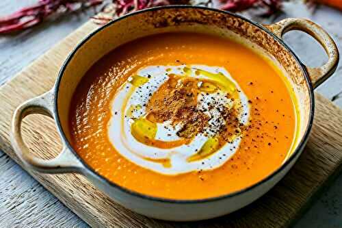 Velouté de carottes en cocotte