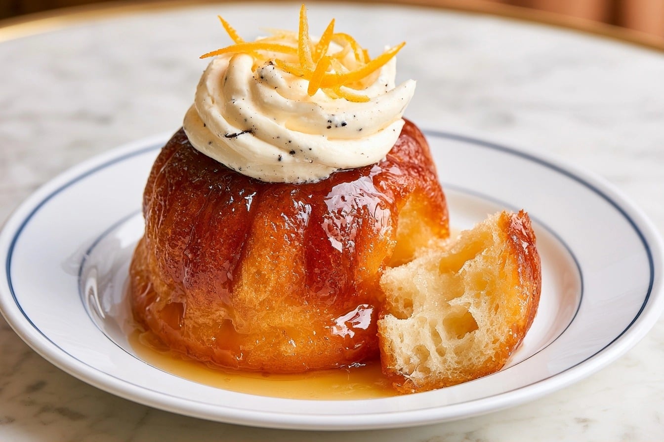 Baba au rhum façon bistrot