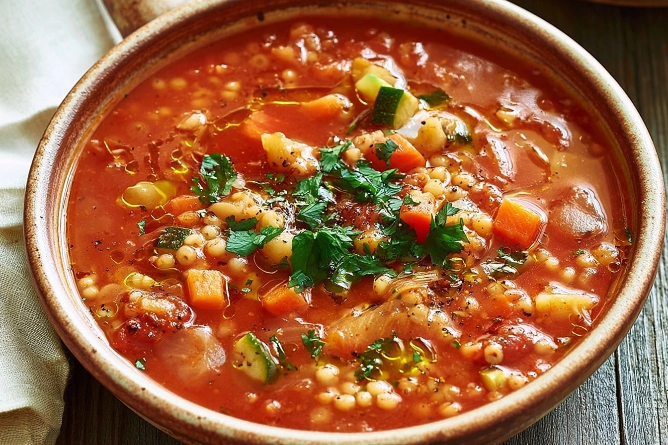Berkoukes mijoté aux légumes de saison