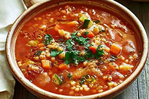 Berkoukes mijoté aux légumes de saison