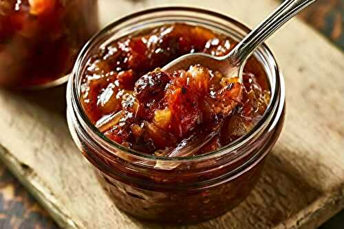 Chutney de tomate mijoté