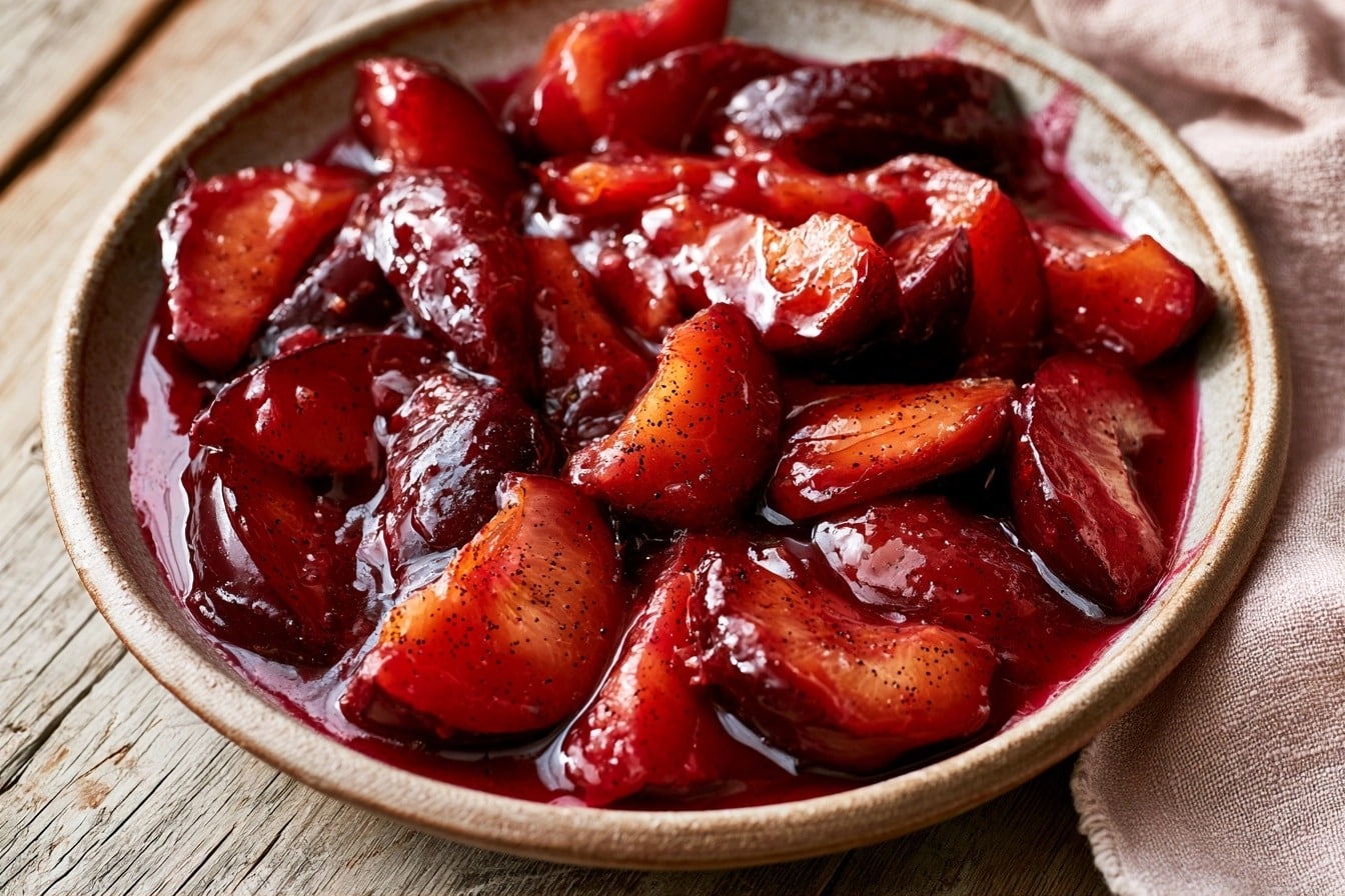 Compote de prune maison