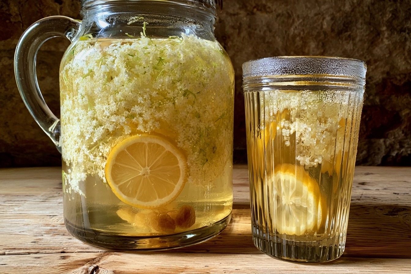 Limonade de sureau maison