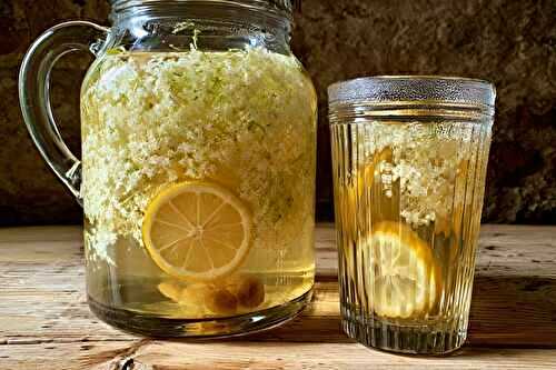 Limonade de sureau maison