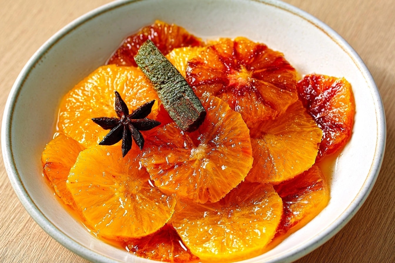 Salade d'orange épicée de saison