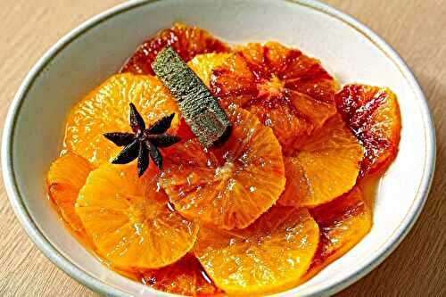 Salade d'orange épicée de saison