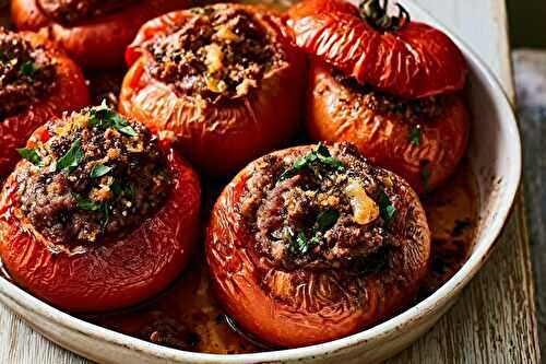 Tomates farcies au bœuf du dimanche