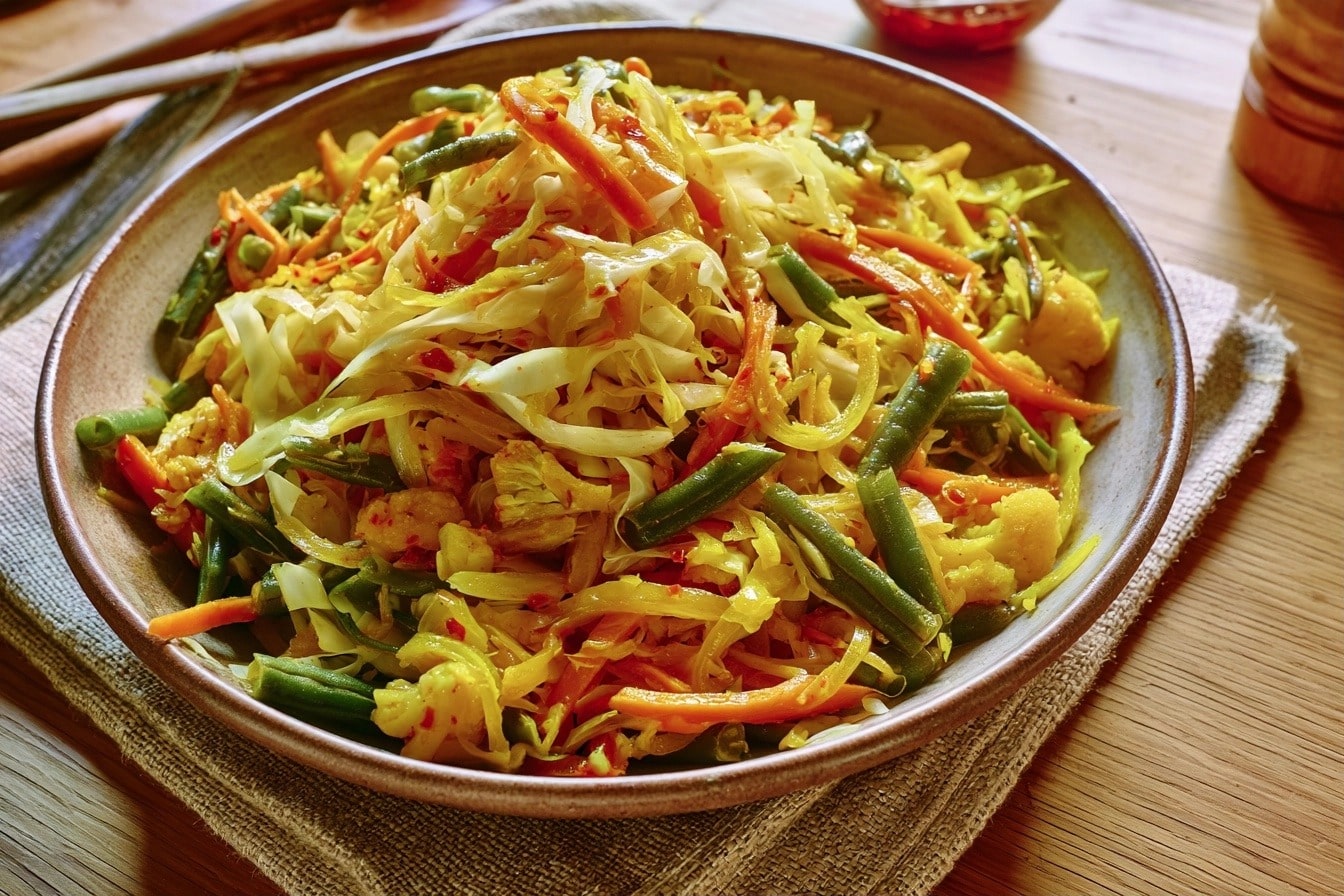 Achards de légumes façon réunionnaise